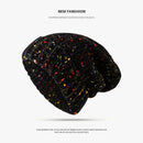 Mixed Thermal Knitting Sleeve Cap