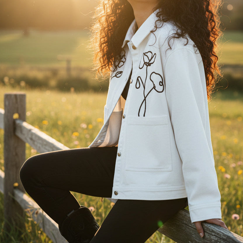 Flora & Form Embroidered Long Sleeve