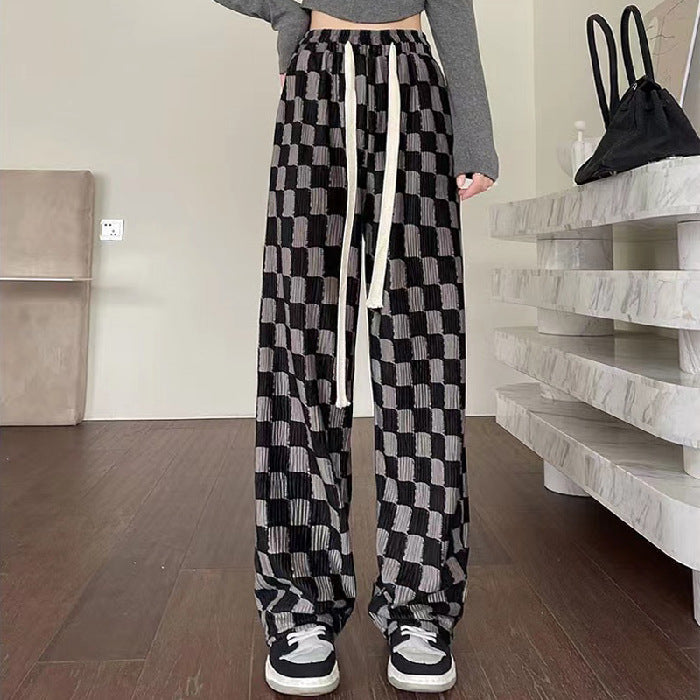 Black And Gray Grid / S