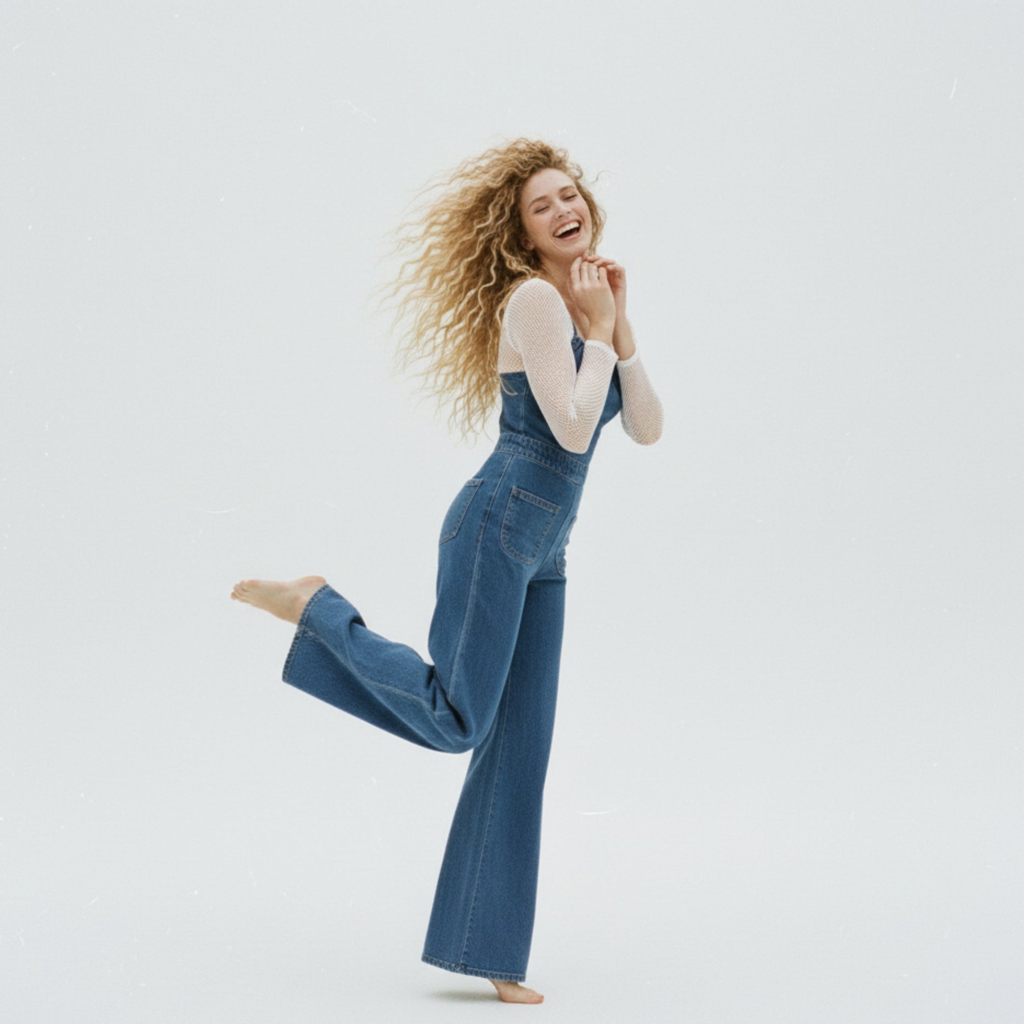 Casual Street Denim Jumpsuit