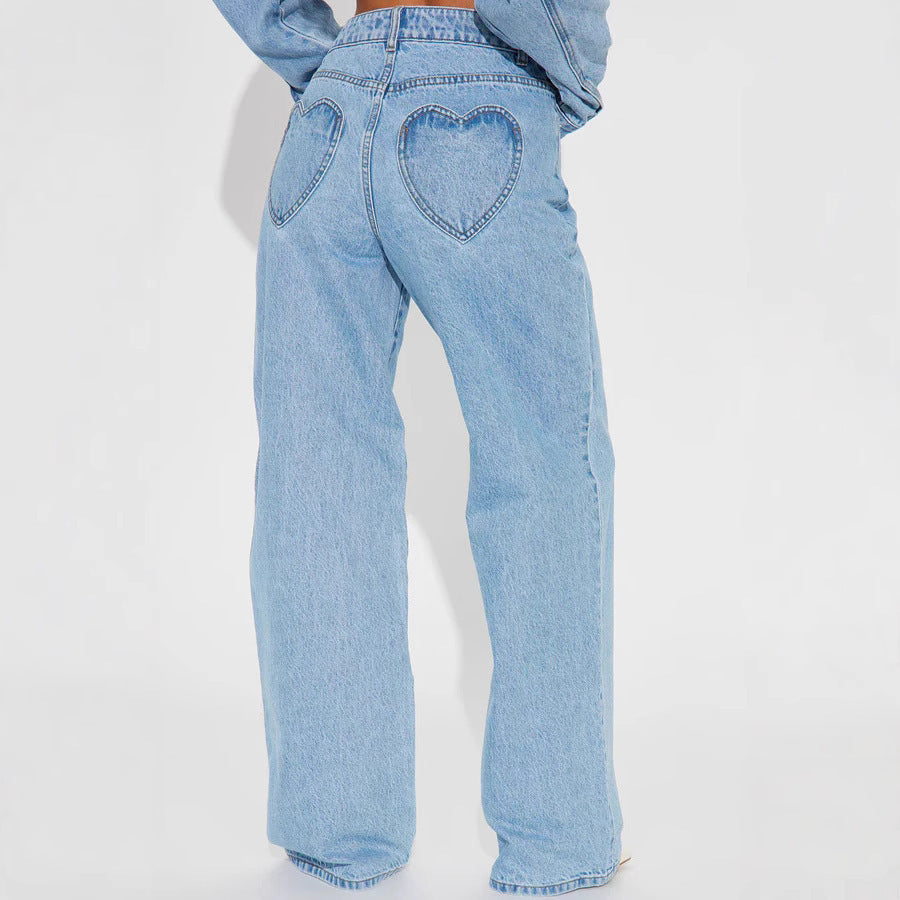 Love Pocket High Waist Jeans