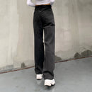 Ripped Edge Casual Jeans