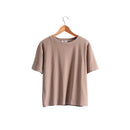 Solid Color Short Sleeve Women's T-shirt
