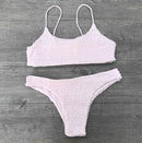 Smocked Triangle Bikini