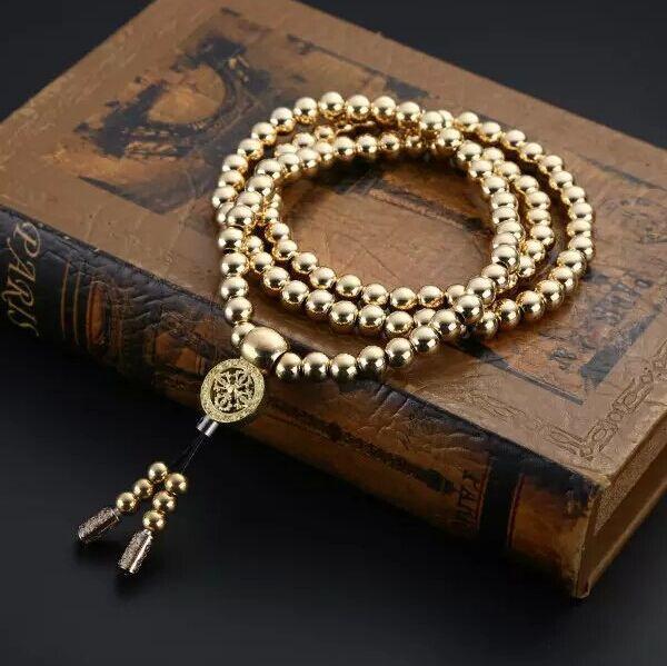 Stainless steel thunderbolt beads necklace (Variety)