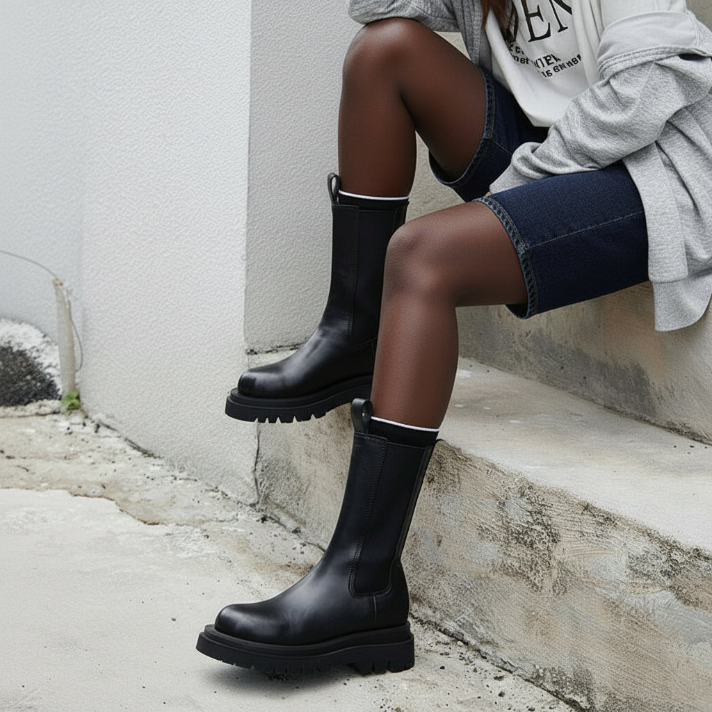 Pull Up Womens Martin Boots