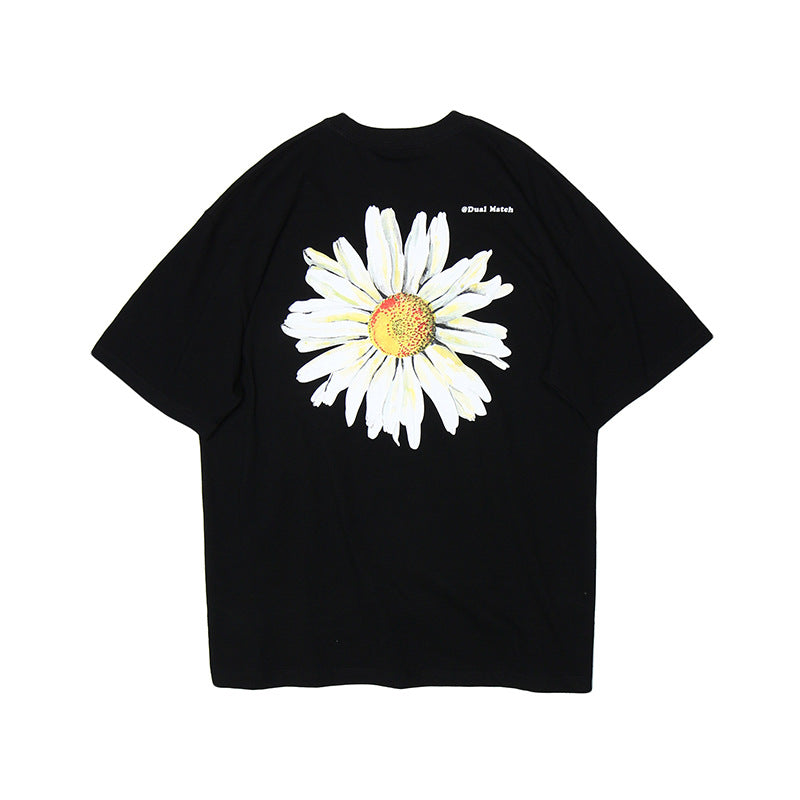 Daisy print casual Tee