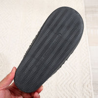 Skull Of Rock Embroidered Slippers