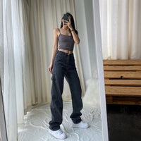 Y2K Street Casual Wide Leg Denim Jeans
