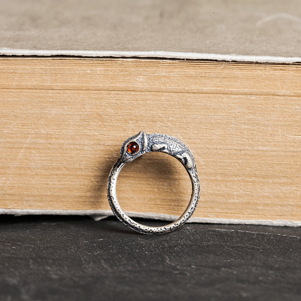 Sterling Silver Chameleon Ring