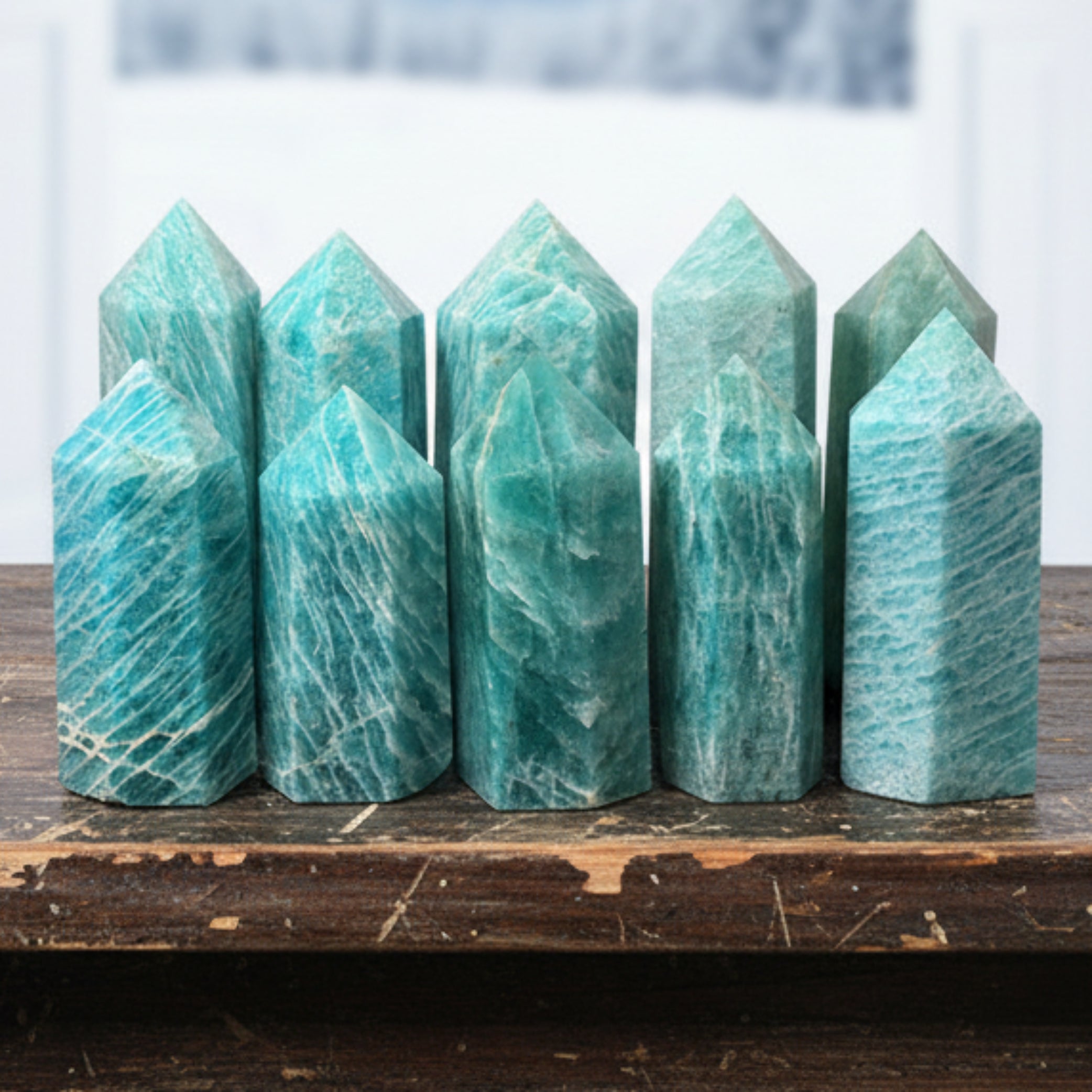 Natural Crystal Column Tianhe Stone Column Stone Rough Stone (Variety)