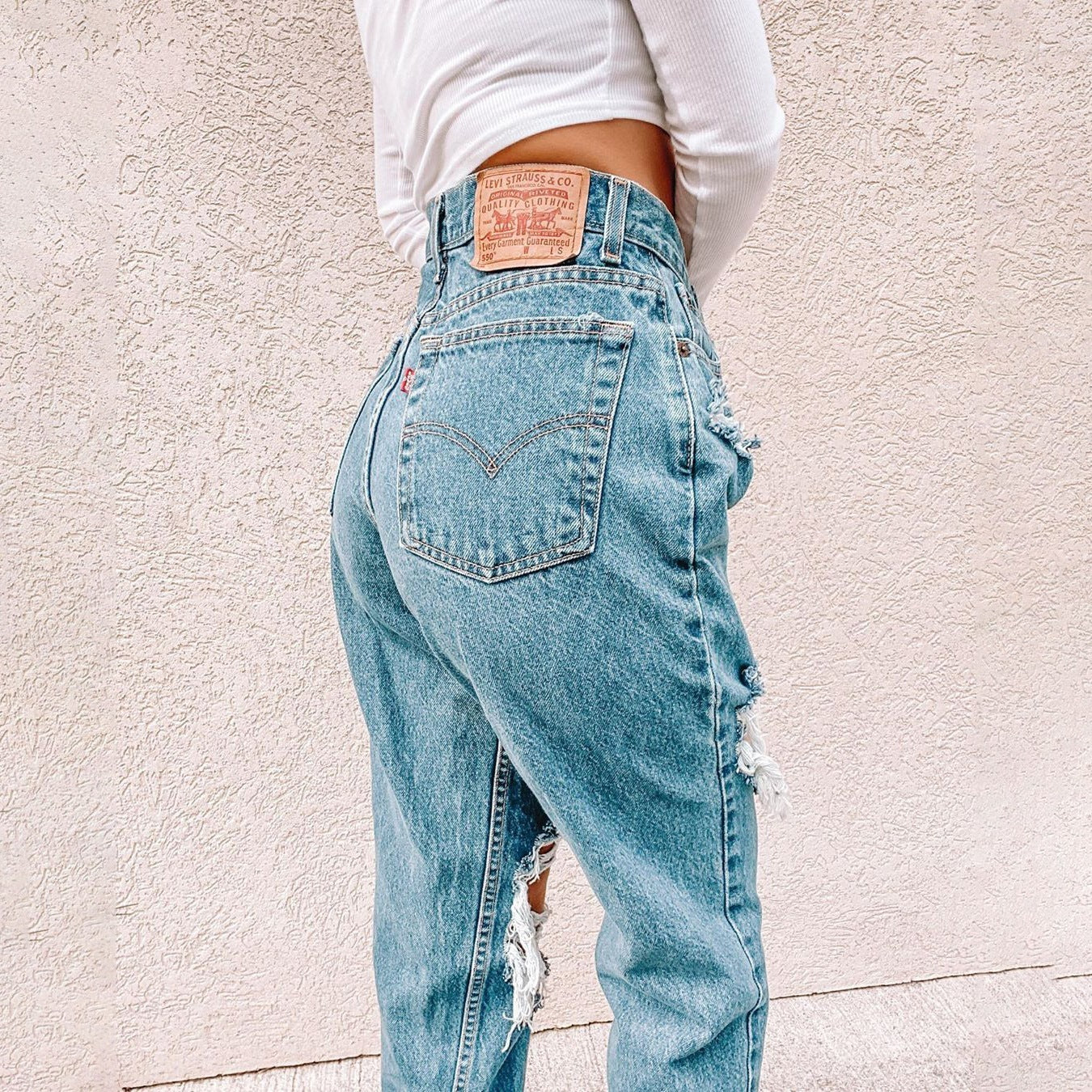 Ripped Denim Jeans