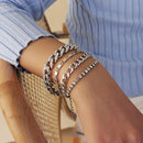 Snake Bone Chain Bracelet Set