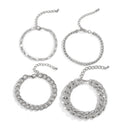 Snake Bone Chain Bracelet Set