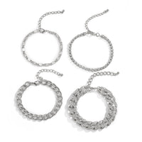 Snake Bone Chain Bracelet Set