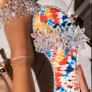 Flat Bottom Rhinestone Slips