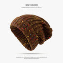 Mixed Thermal Knitting Sleeve Cap