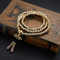 Stainless steel thunderbolt beads necklace (Variety)