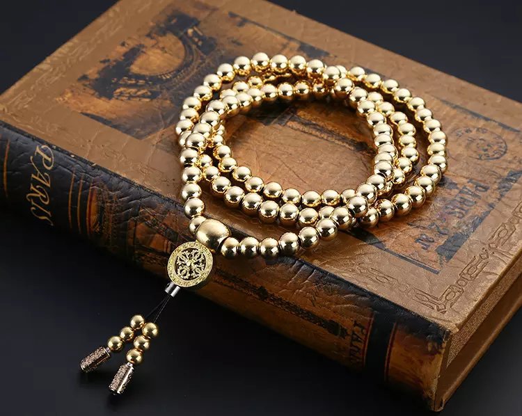 Stainless steel thunderbolt beads necklace (Variety)