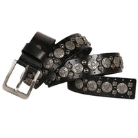 Vintage Genuine Leather Rivet belt