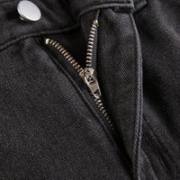 Ripped Edge Casual Jeans