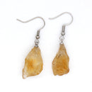 Crystal Rough Stone Earrings
