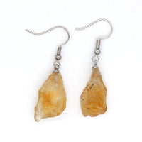 Crystal Rough Stone Earrings
