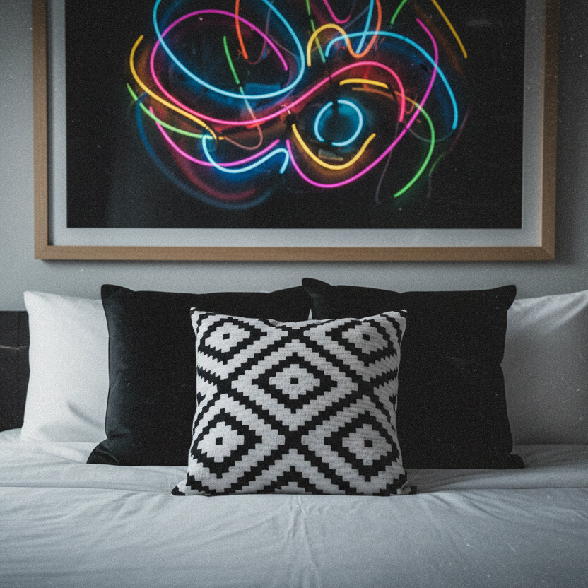 B & W Modern pillowcase/cover