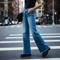 Slim Fit Flared Denim Jeans
