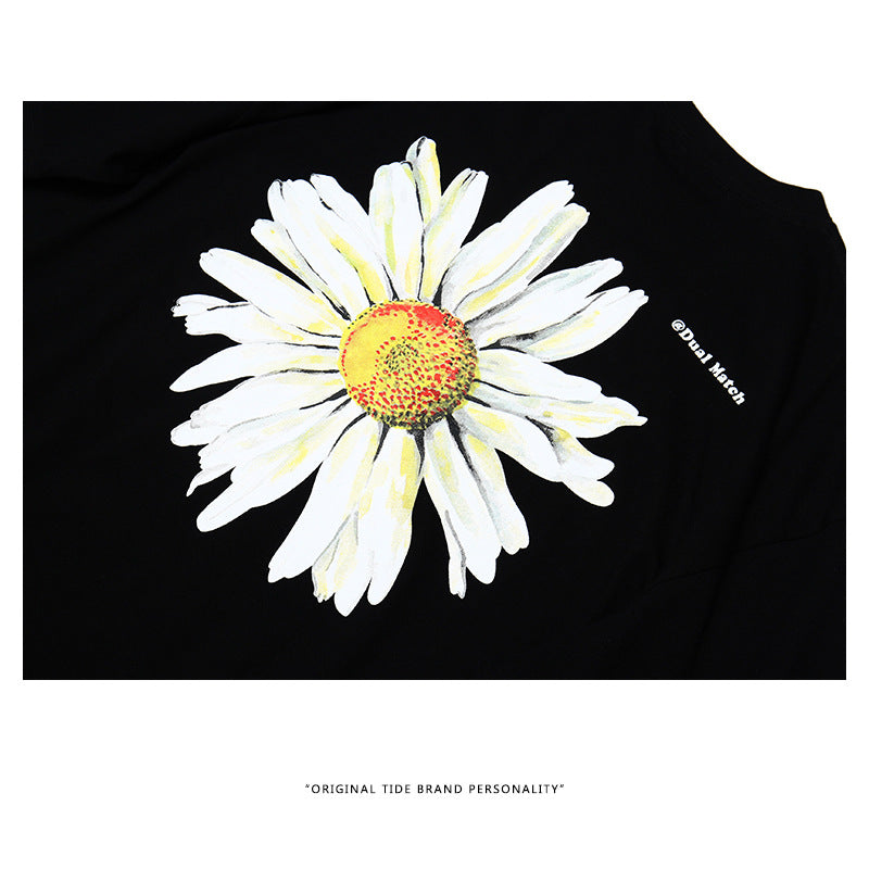 Daisy print casual Tee