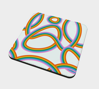 Rainbow Snap Coaster Set