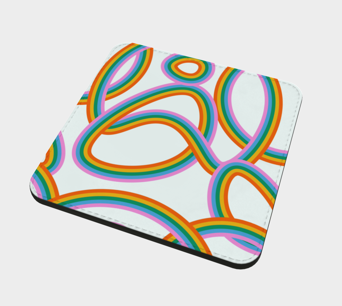 Rainbow Snap Coaster Set