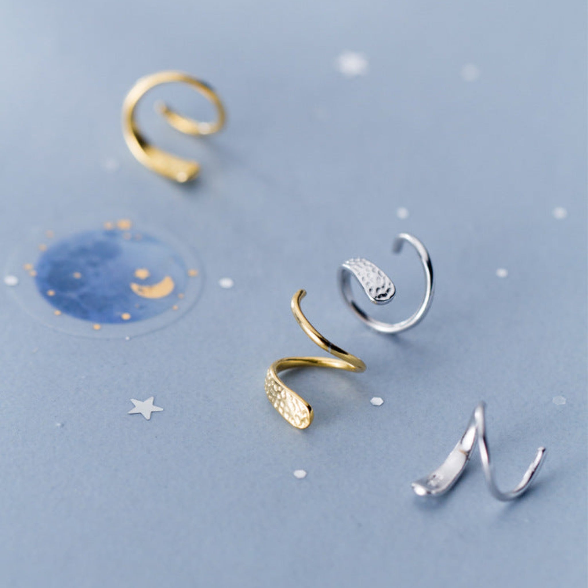 Temperament Spiral Sweet Earrings