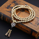 Stainless steel thunderbolt beads necklace (Variety)