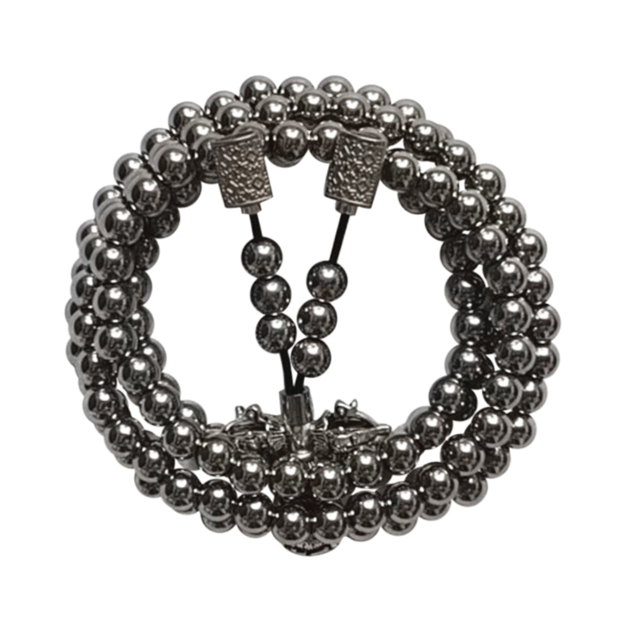 Stainless steel thunderbolt beads necklace (Variety)