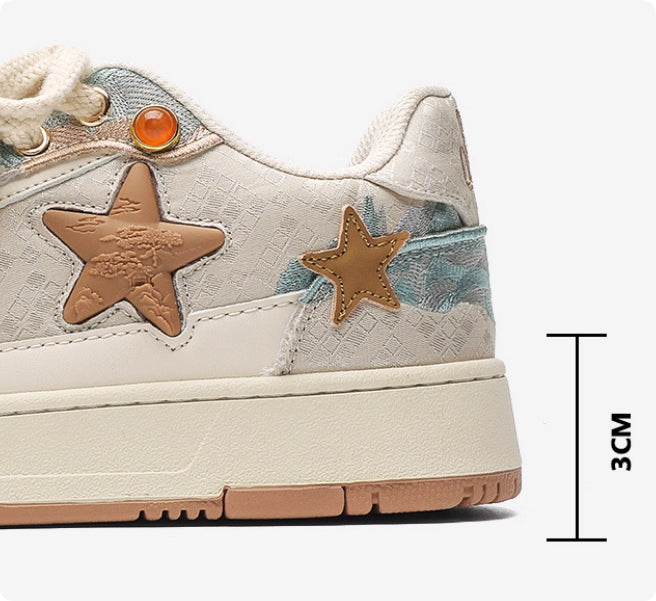 Artsy Star Platform Sneakers