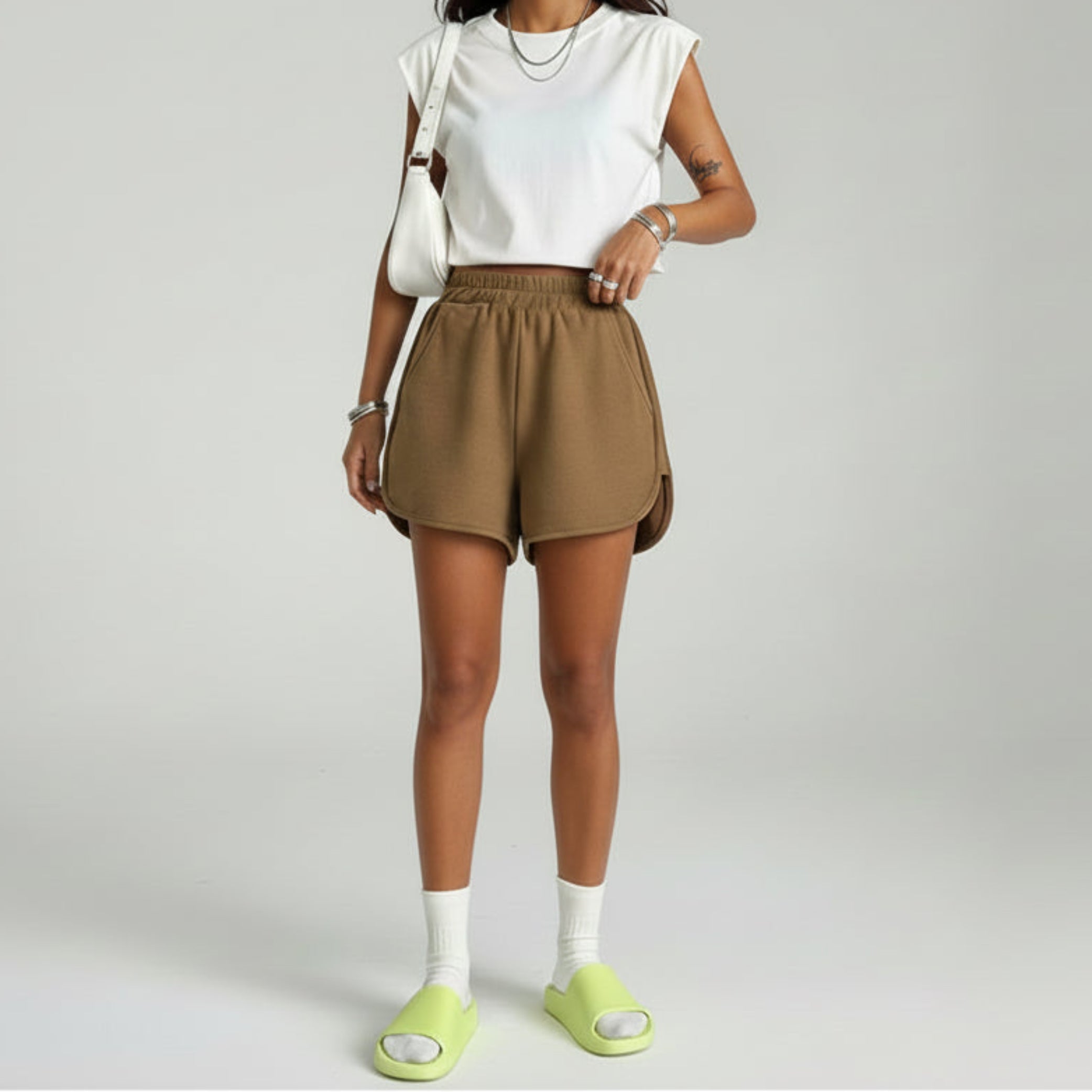 Casual Waffle Shorts