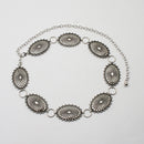 Metal Concho Waist Chain Belt