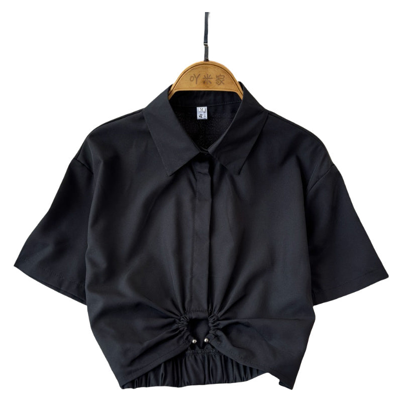 Summer Cinch Hoop Blouse