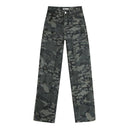 Camo Straight Jeans