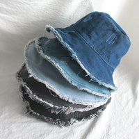 Denim Sunshade Bucket Hat