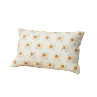 Flower Embroidered Pillowcase