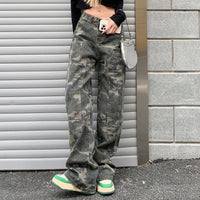 Camo Straight Jeans