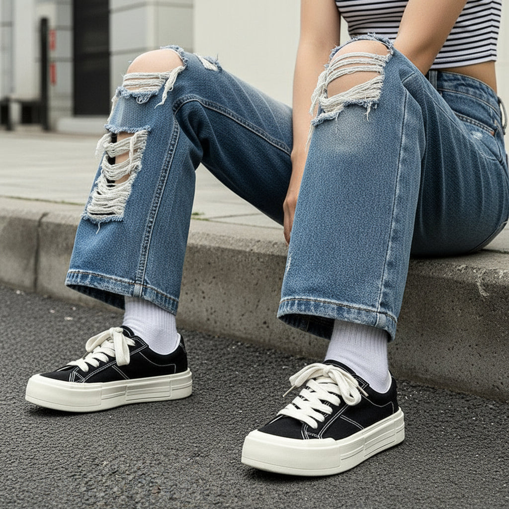 Eclipse Low Canvas Skate Shoes