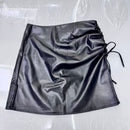 Faux Leather Mini Skirt