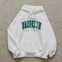 Brooklyn New York Printed Hoodie
