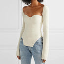 Off-neck Long Sleeve