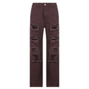 Distressed High-rise Jeans