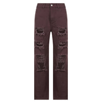 Distressed High-rise Jeans