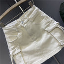 Draw-string Cargo Skirt